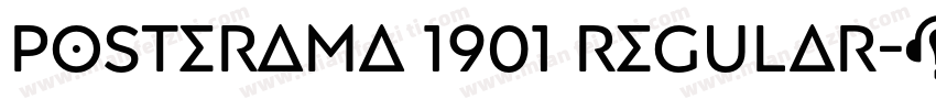 Posterama 1901 Regular字体转换